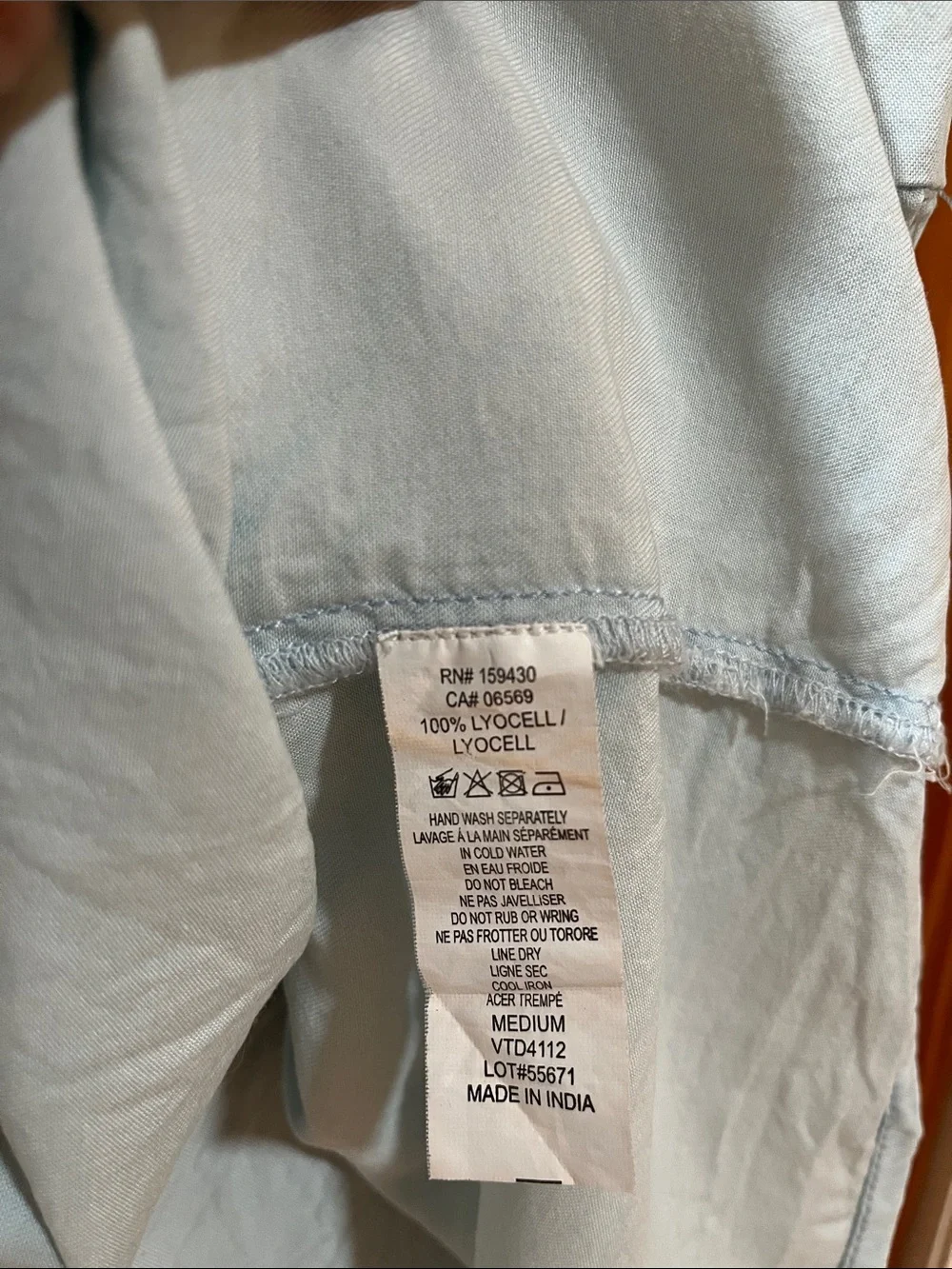 Elan Pale Blue Tiered Maxi Skirt Long Beach Cover Up Euro Vacation Summer Size M